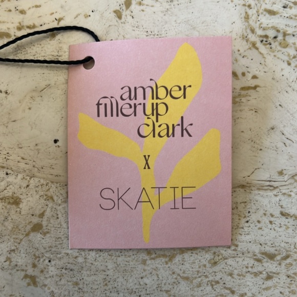 SKATIE X Amber Fillerup Clark women’s swim top blue size large - Picture 3 of 6